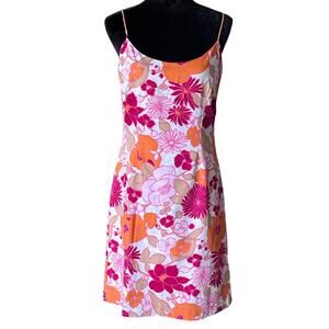 Ann Taylor spaguetti strap floral dress size 4
